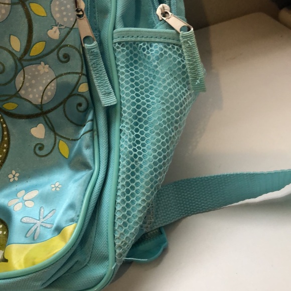 Kid’s Backpack Disney Tinker Bell Light Green 2 Pocket Girls Backpack - Picture 12 of 12